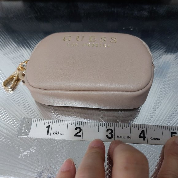 Guess Los Angeles Mini Keychain Clip Case Pouch Small 2 COLORS TO CHOOSE FROM - Picture 10 of 12